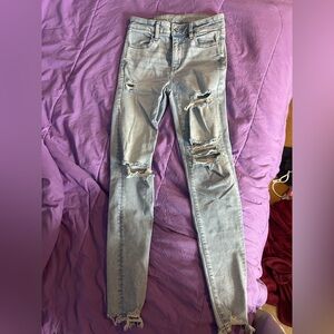 American eagle skinny jeans size 2L